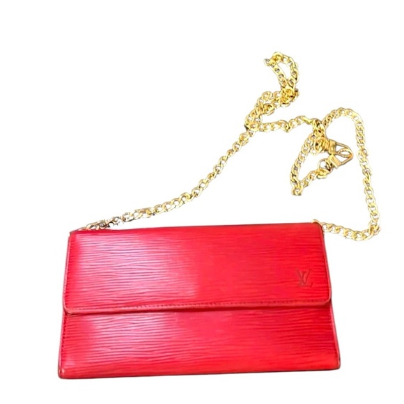 Louis Vuitton Epi long wallet in red - Picture 4 of 16